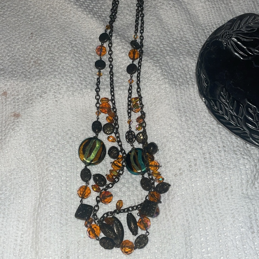 Statement Necklace And Earrings Bundle - image 6